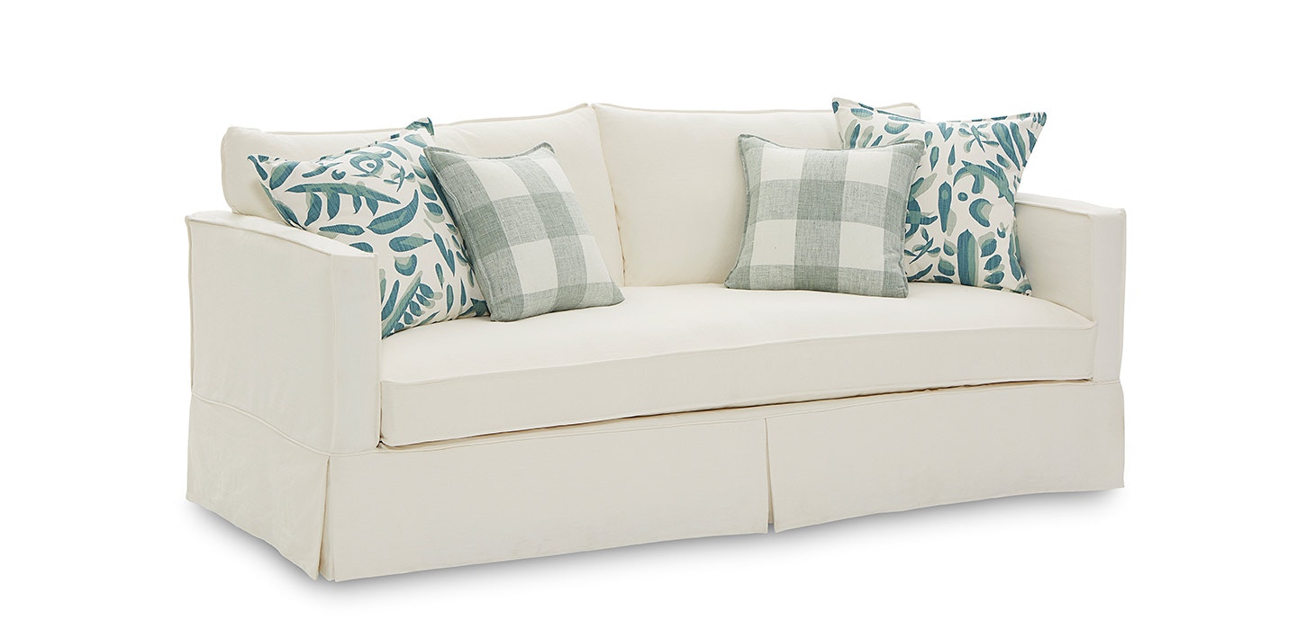 Four Seasons Living Room Ryane Slipcover Sofa Grade 1 70090 SOFA
